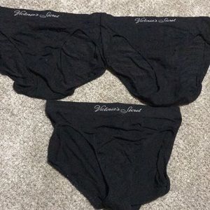 3pc Black Victoria's Secret underwear
